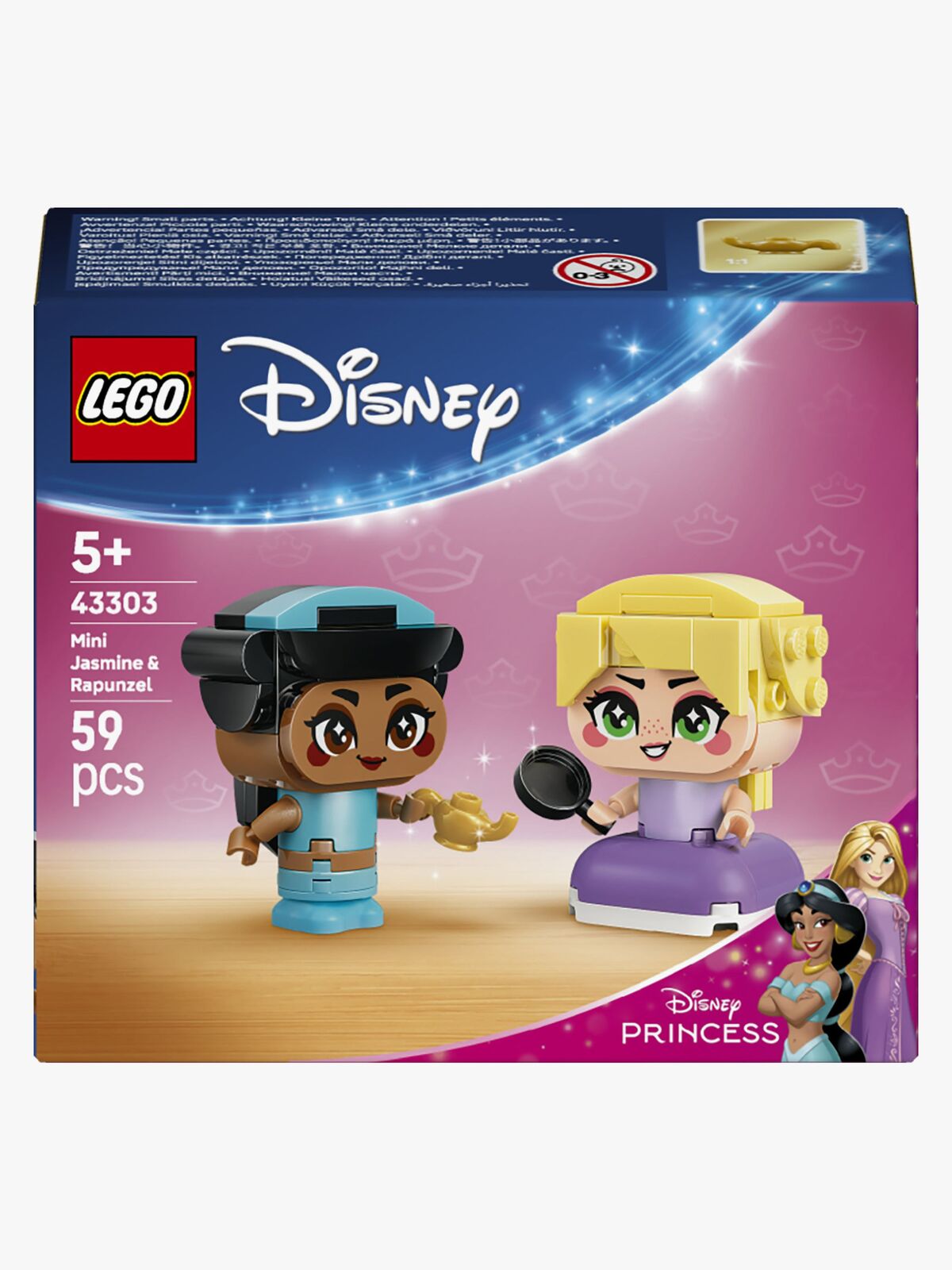 LEGO Disney Princess 43303 Miniatyrer av Sjasmin og Rapunsel