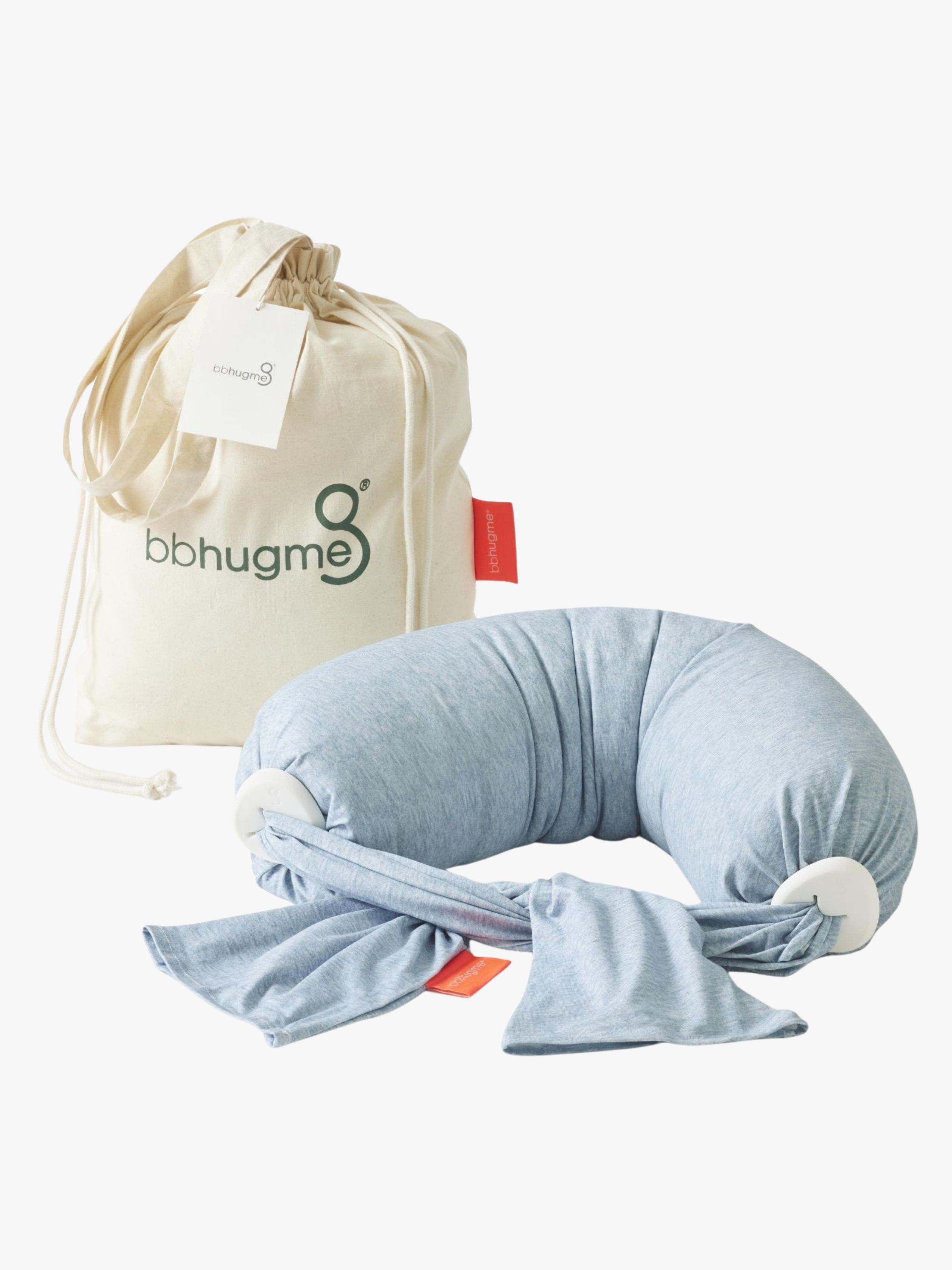bbhugme Pute, Blue Melange - Ammeputer - Bomull