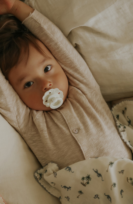 Elodie Binky Bloom Smokk 3+, Vanilla White