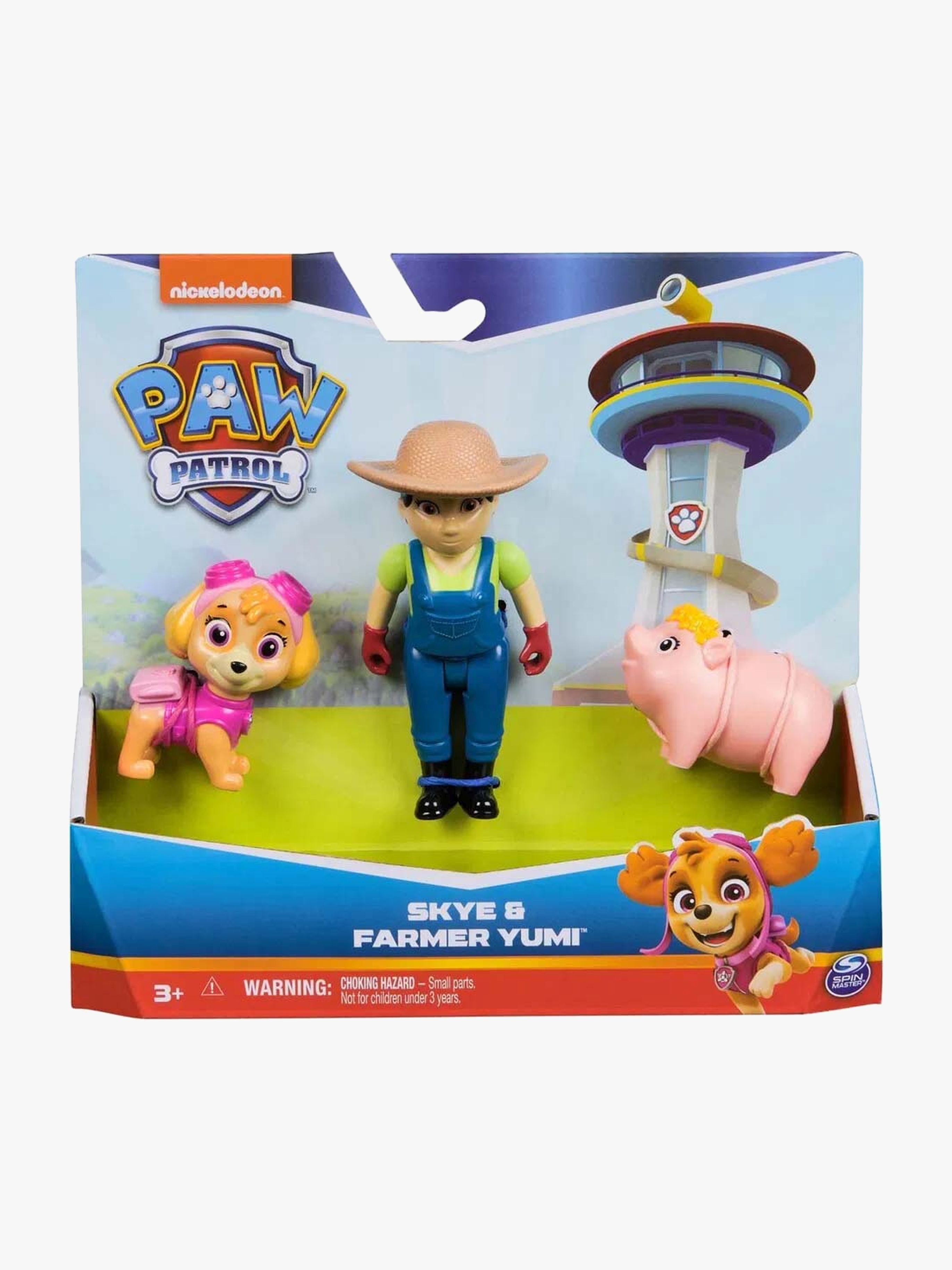 Paw Patrol Hero Pup Sett Farmer Yumi og Skye - Film & Eventyrfigurer - Plast