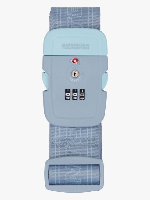 American Tourister TSA Bagasjestropp, Stone Blue/Blue