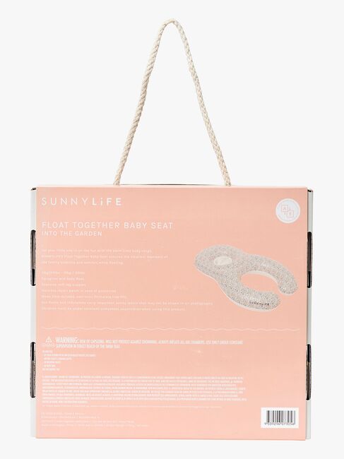 SUNNYLiFE Baby Float Together-  Oppblåsbar Flytemadrass, Into the Garden