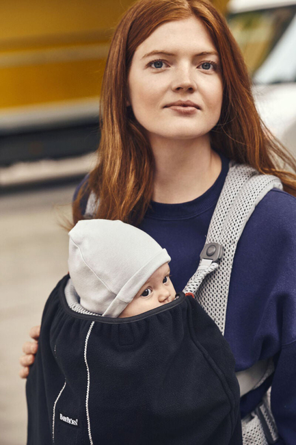 Babybjörn Mini Bæresele Vevd inkl. Trekk, Svart
