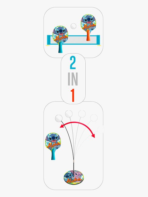 Disney Stitch 2-i-1 Bordtennissett