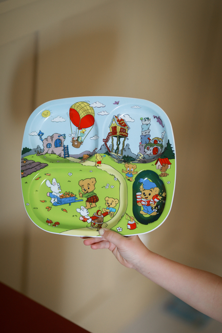 Bamse Motiv Delt Tallerken