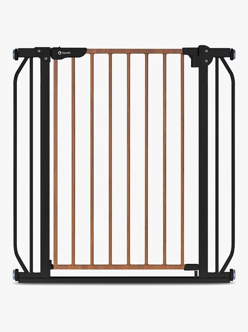 Lionelo Truus Slim Sikkerhetsgrind, Black Carbon/Natural