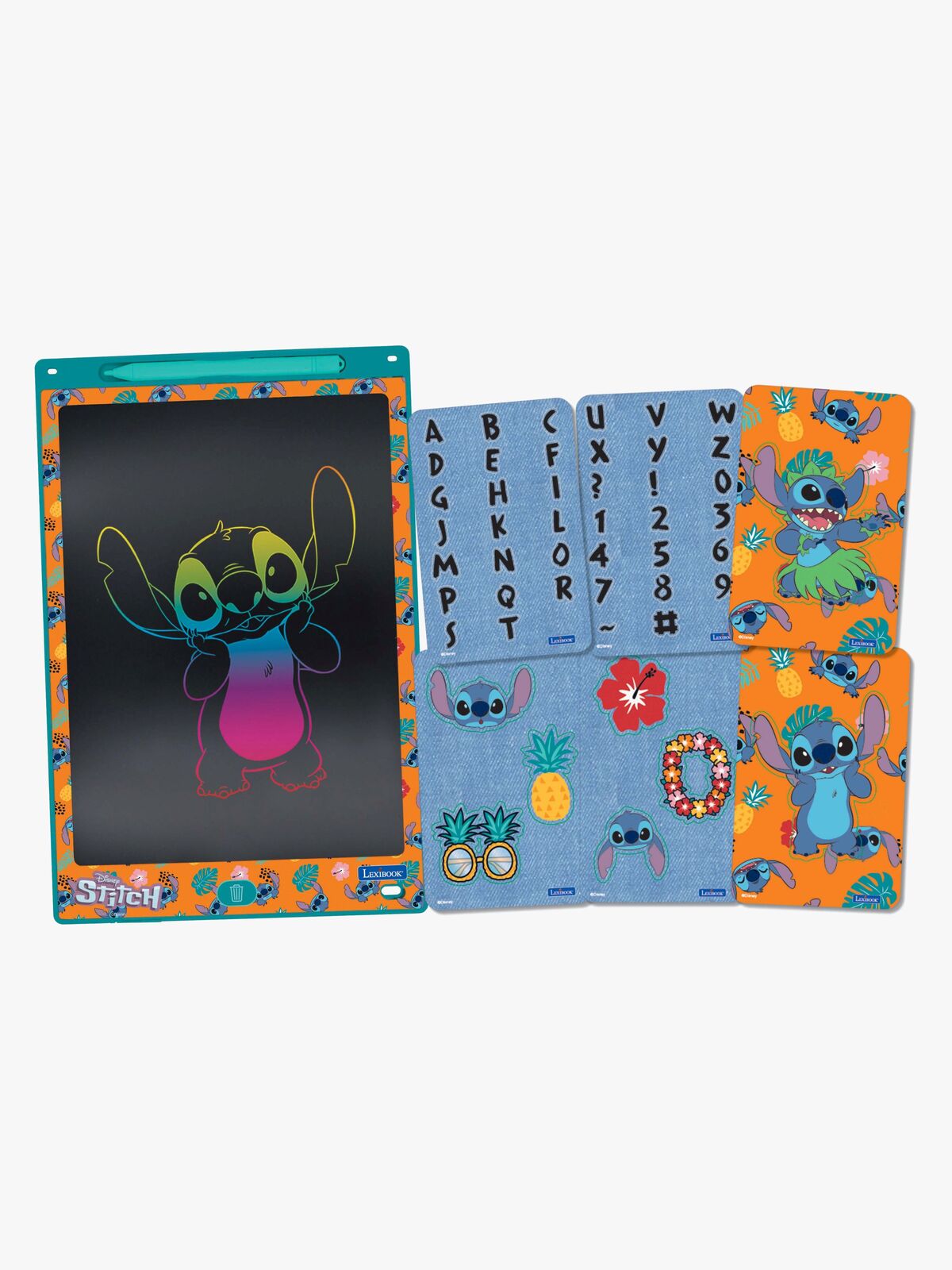 Lexibook Disney Stitch Tegnebrett med Sjablongmaler