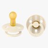 BIBS Studio Colour Smokk 2-Pack Lateks Str 2 Rund, Pin/Ivory Vanilla Mix