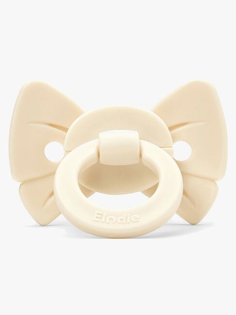 Elodie Binky Bow Smokk 3+, Oat White
