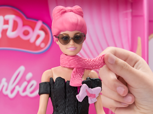 Play-Doh Barbie Modelleire med Dukke Designer-motevisning
