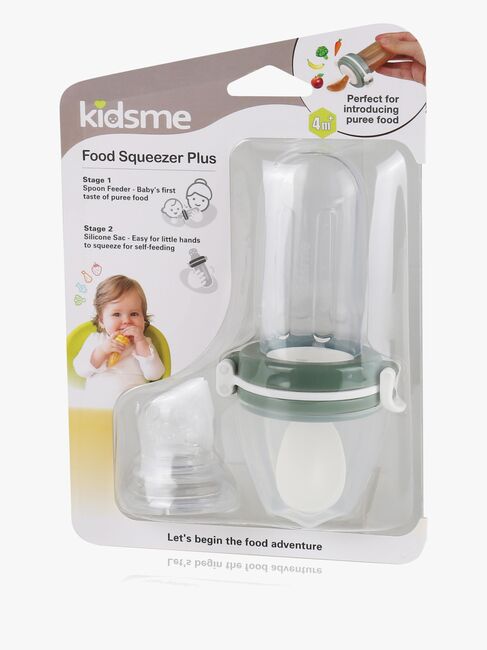 Kidsme Food Squeezer med skje, Grey