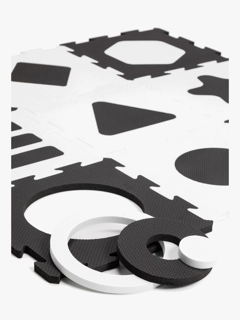 Alice & Fox Lekematte 9 Biter 32x32, Svart/Hvit