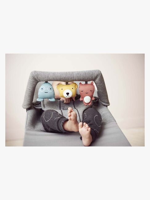 BabyBjörn Bliss Vippestol 3D Jersey, Lysegrå