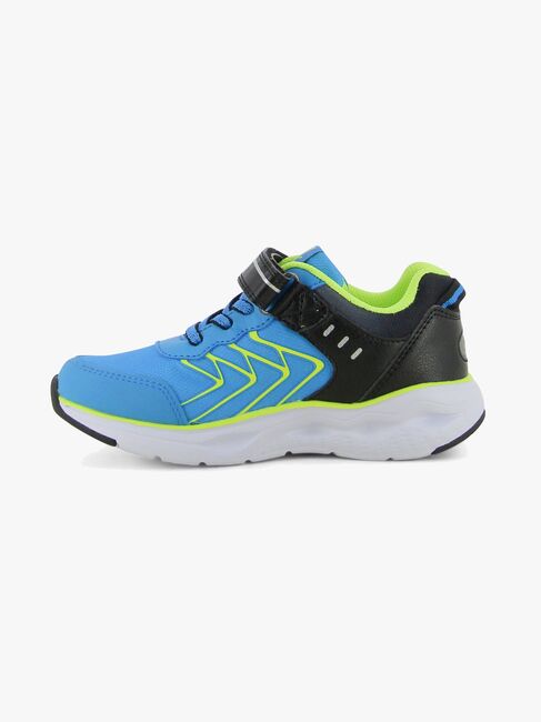 Leaf Varberg Blinkende Sneakers, Blue/Black
