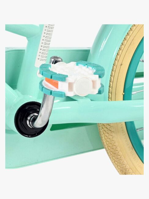 Volare Excellent Sykkel med Kurv 14 Tommer, Grønn