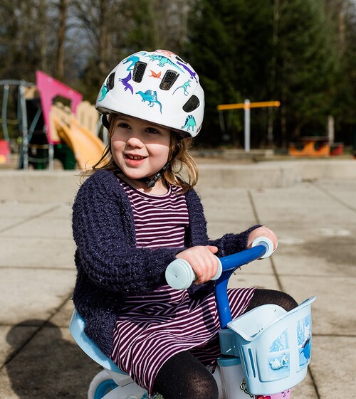 Lazer Pnut KinetiCore 2.0 Sykkelhjelm Dinosaurs