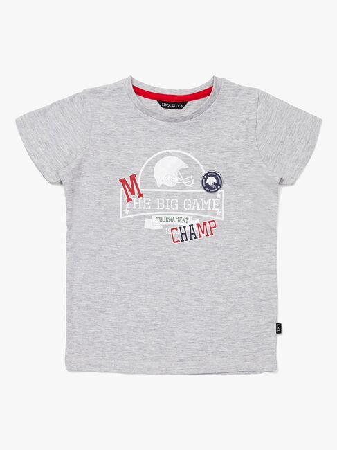 Luca & Lola San Marino T-Shirt 2-pack, Grey/Red