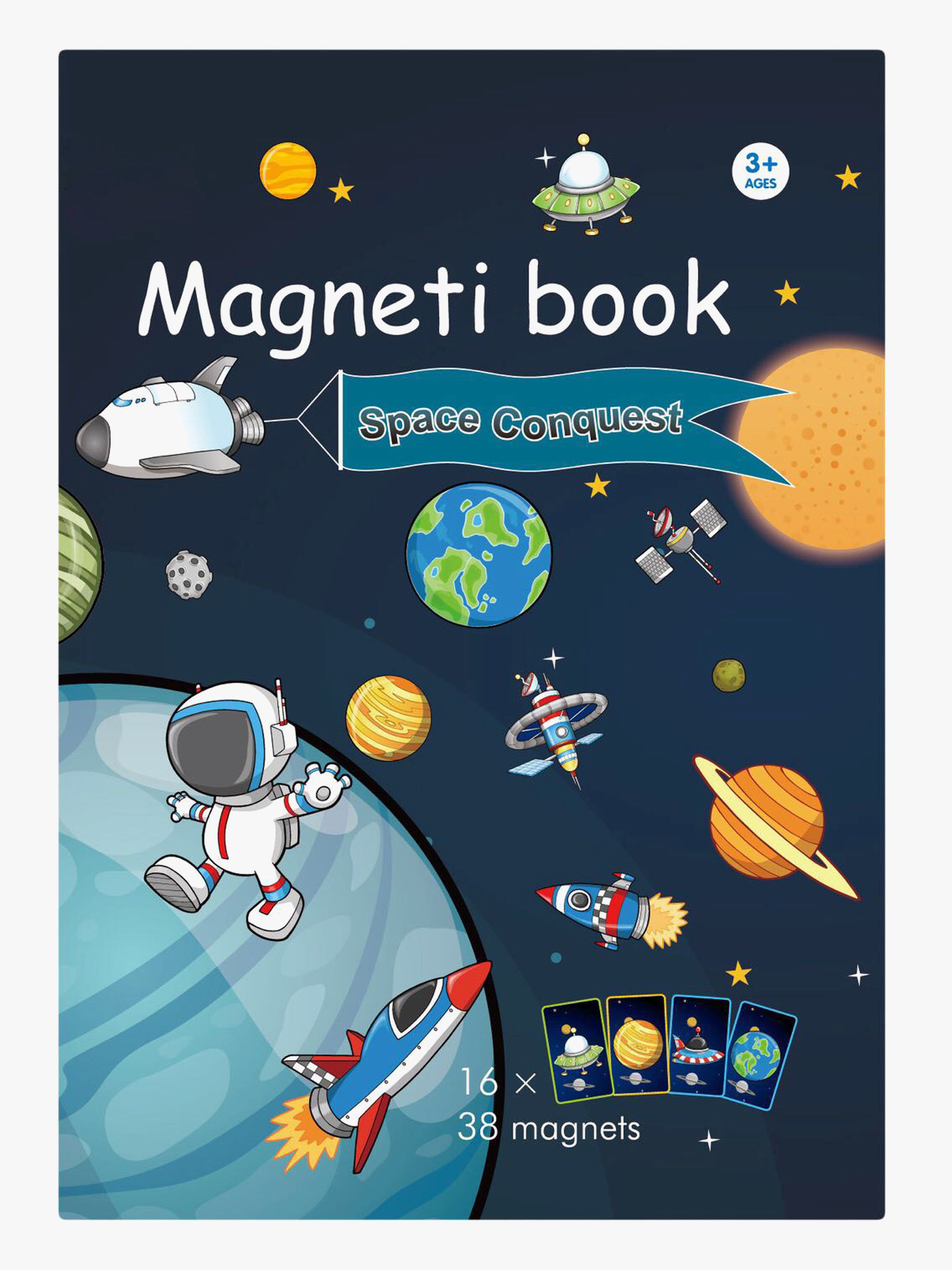 Suntoy Space World Magnetbok - Pedagogiske bøker