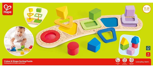 Hape Toddler Puslespill & Former