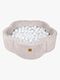 MeowBaby Aesthetic Flower Ballbasseng, Ecru