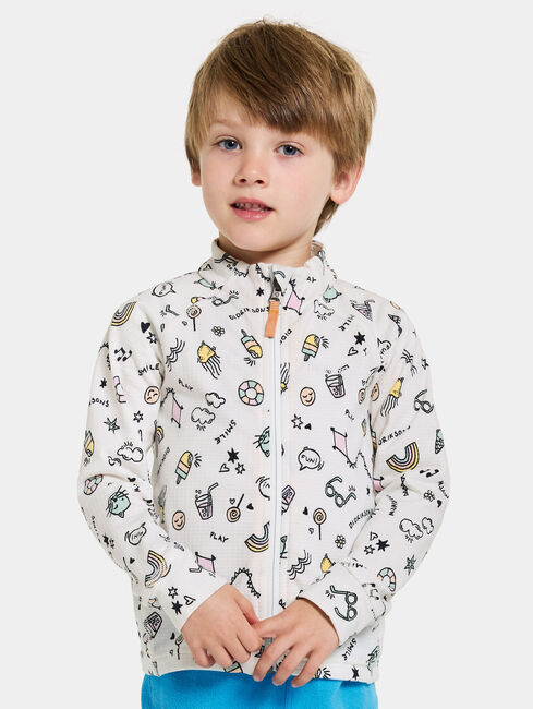 Didriksons Jadis Genser med Glidelås, Doodle Multi