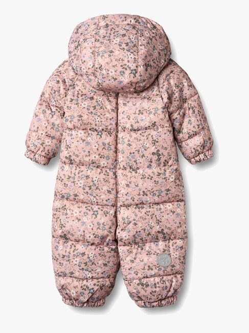 Wheat Edem Babydress, Rose Powder Flowers