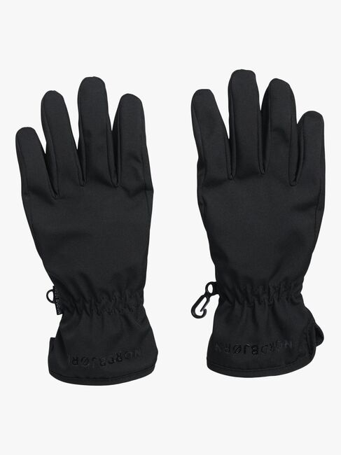 Nordbjørn Talvik Softshell Hanske, Black