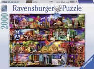 Ravensburger Puslespill Verden av Bøker 2000 Brikker