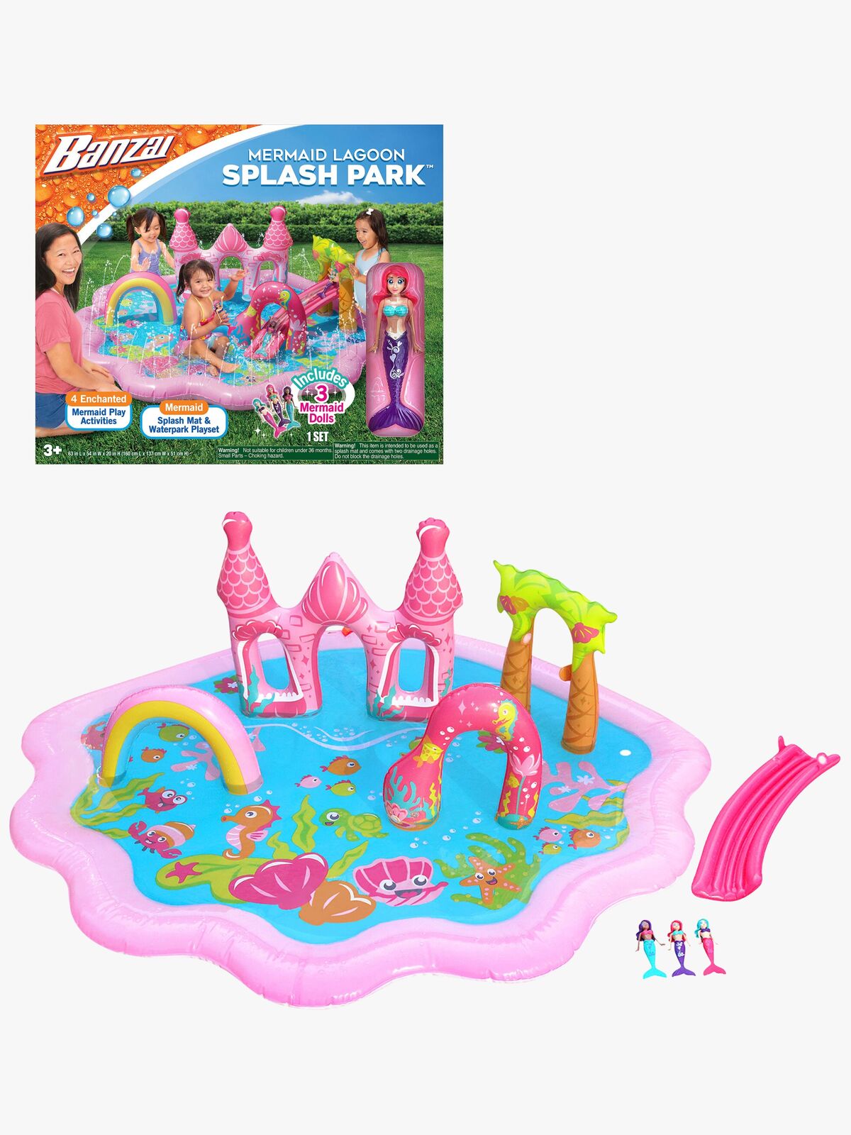 Banzai Vannlekepark med Havfruedukker