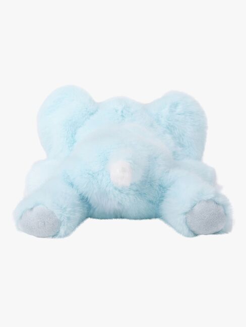 Teddykompaniet Kosedyr Liggende Elefant 34 cm, Lyseblå