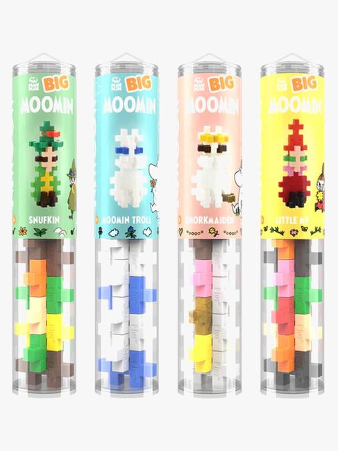 Plus Plus BIG Mummitrollet Tube Byggesett 4-Pakk
