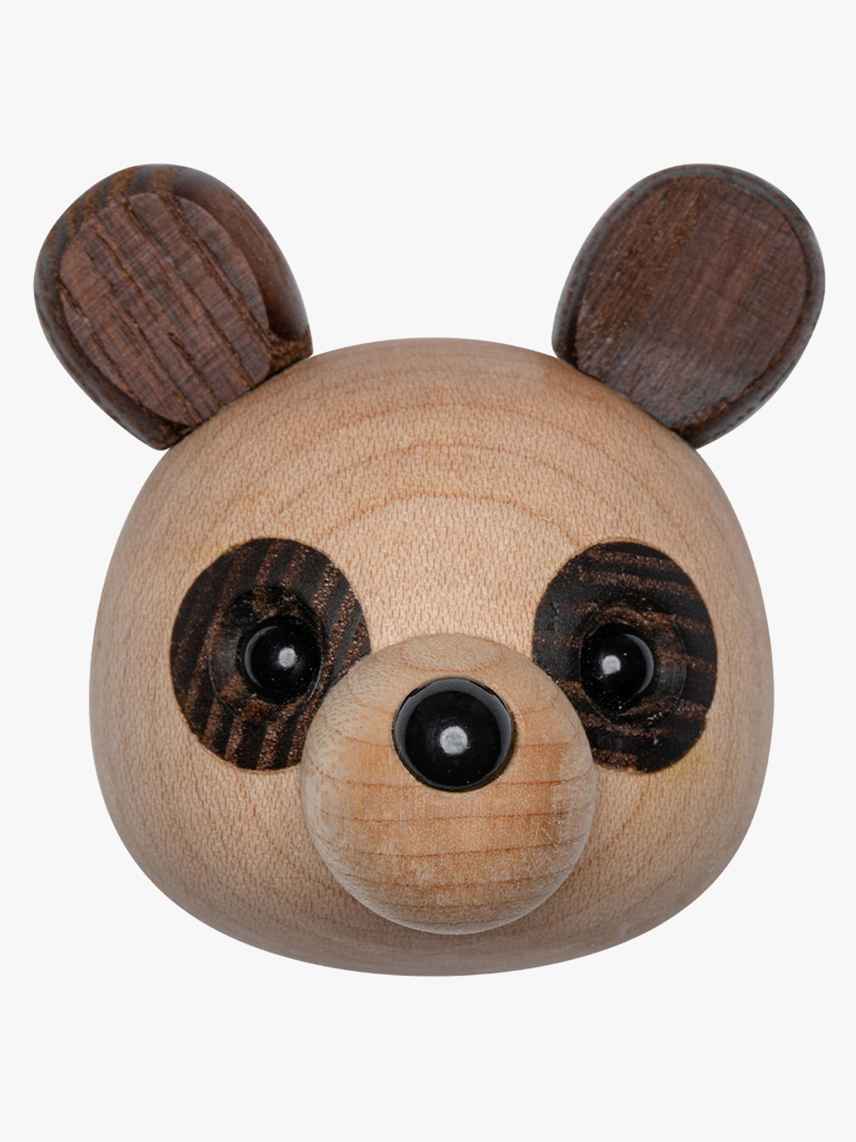 Spring Copenhagen Tredekorasjon Polly Panda 5,5 cm - På Veggen - Ask,Metall,Tre