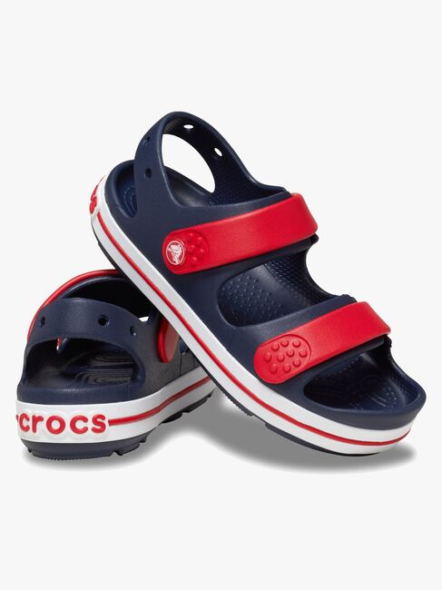Crocs Crocband Cruiser Kids Sandaler, Navy/Varsity Red