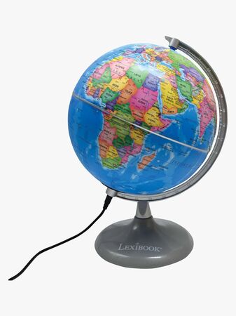 Lexibook Bordlampe Dag & Natt Globus Norsk