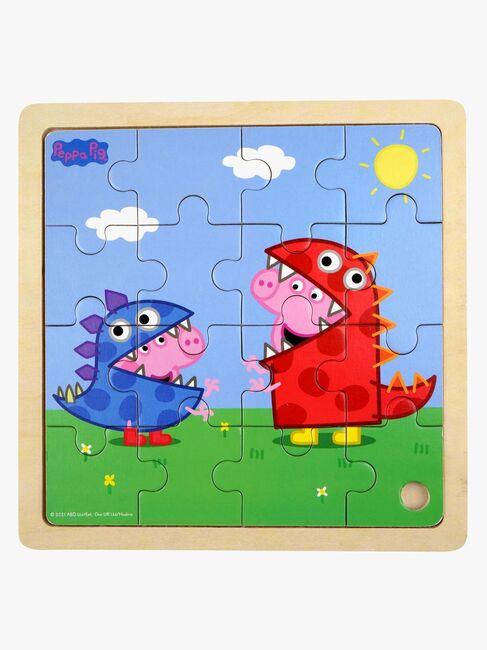 Peppa Gris Trepuslespill Dinosaur 16 Brikker