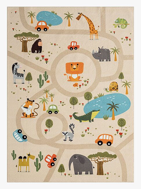 Happy Kids Gulvteppe 140x200, Linne