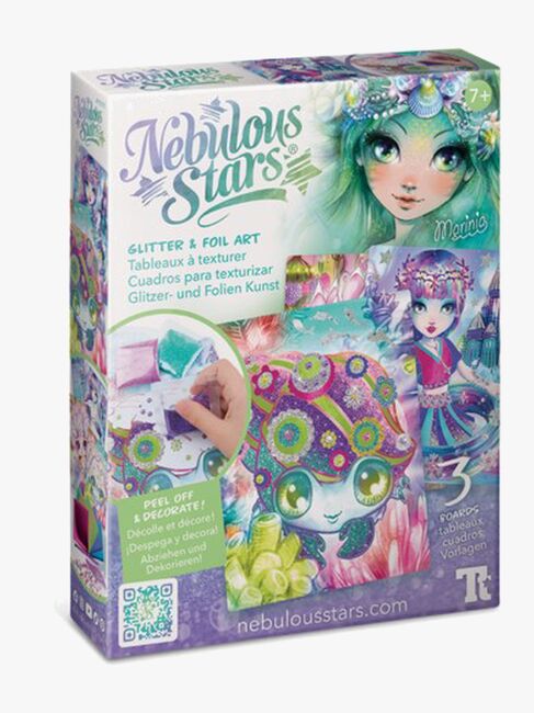 Nebulous Stars Glitter & Foliekunst DIY-sett