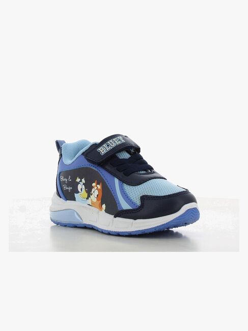 Bluey  Blinkende Sneakers, Navy/Light Blue