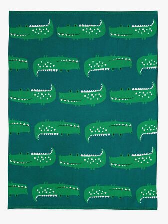 Bizzi Growin Strikketeppe Aio Baby, Rocka Croc