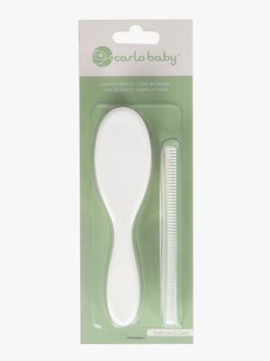 CarloBaby Kam & Børste, Hvit