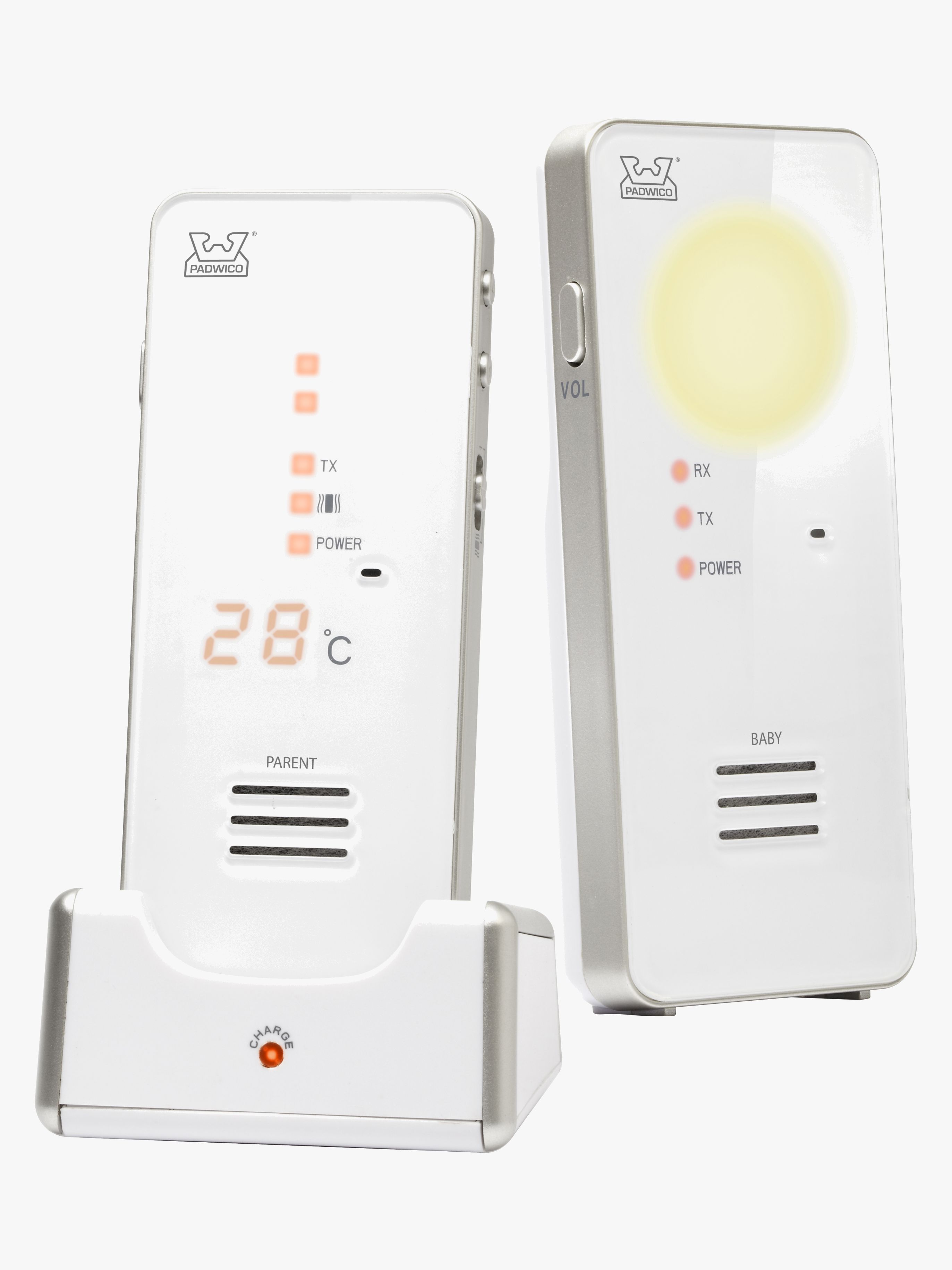 Padwico Babycall 850, Hvit - Babycalls