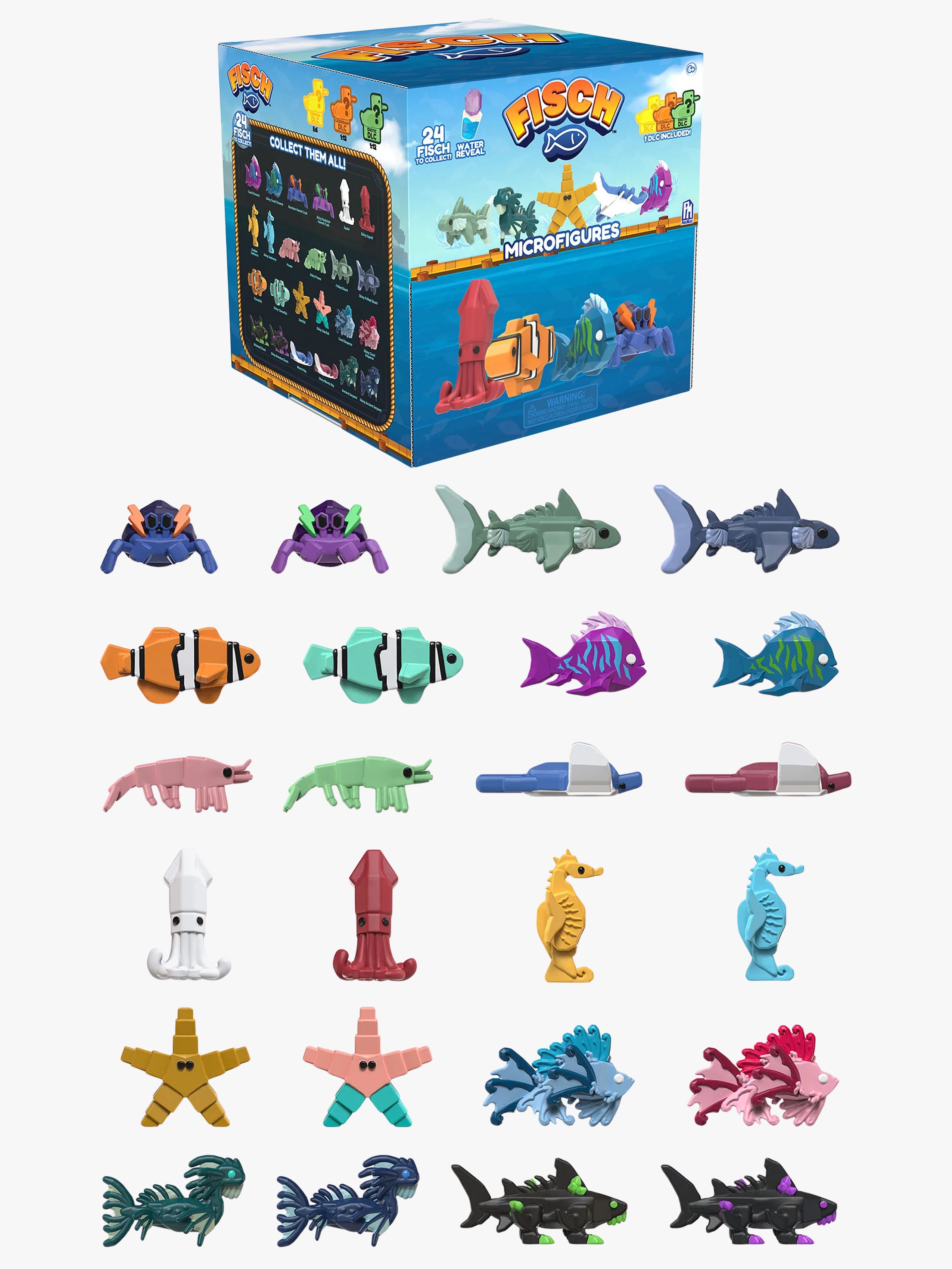 Roblox Fisch Minifigur Blandet - Samlefigurer - Plast