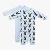 Tiny Treasure Maxime Jumpsuit 2-Pack, Baby Blue