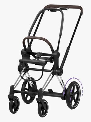 Cybex ePRIAM Style Chassis, Chrome Brown