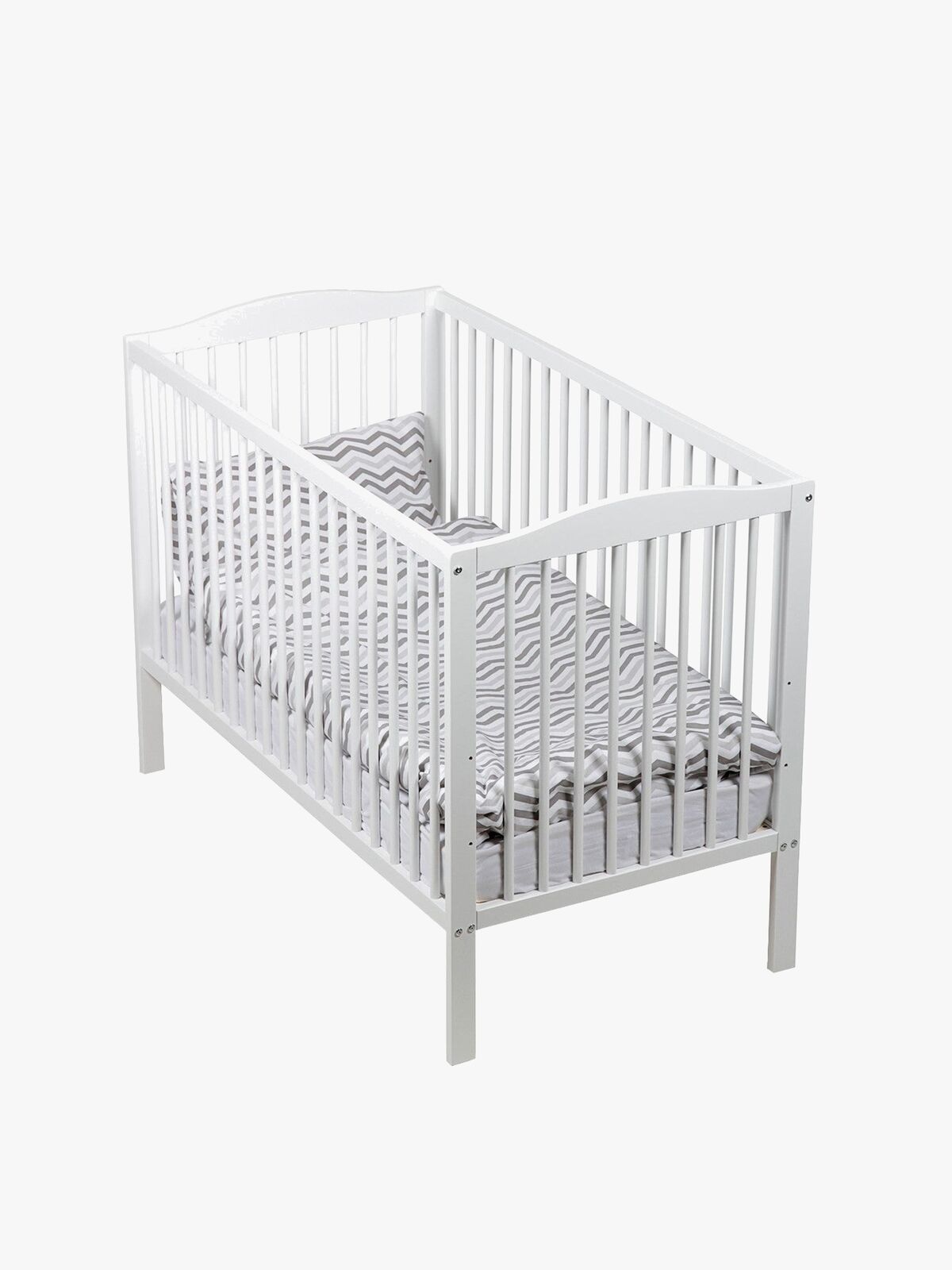 JLY MAJA Dream Sprinkelseng med BabyMatex Softi Madrass 60x120, Hvit
