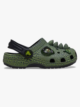Crocs Classic IAM Scary Dino Kids Sandaler, Svart