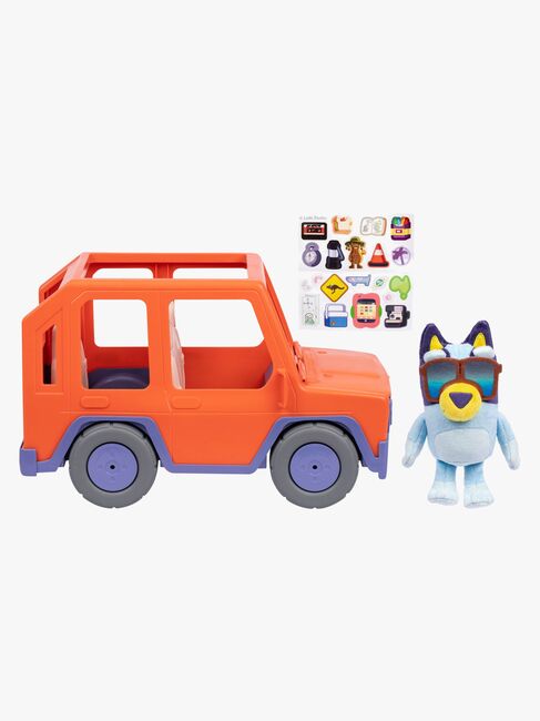 Bluey Heeler Bil med Bluey Kosedyr