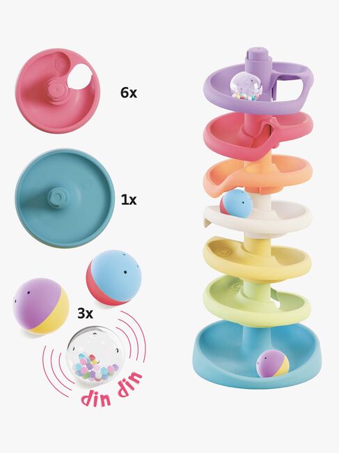 Quercetti Play Eco+ Aktivitetsleke Spiraltårn