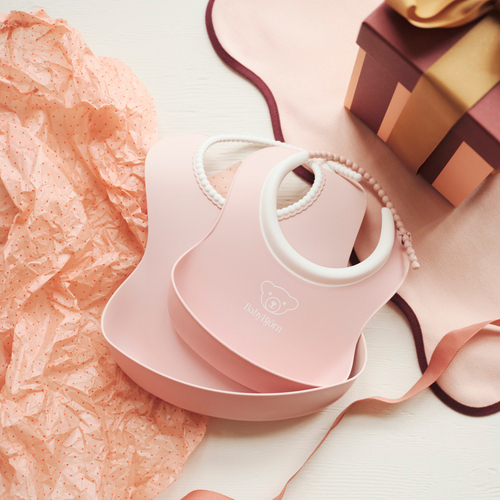 BabyBjörn Smekkesett, Powder Pink