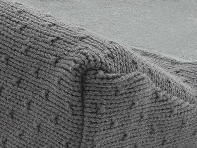 Jollein Stellemattetrekk 70x50 cm Bliss Knit, Storm Grey